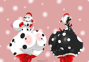 Lewdmas Bonus Day: 2 gyat Dalmatians