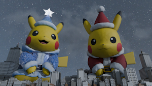 Big holiday/christmas pikachu