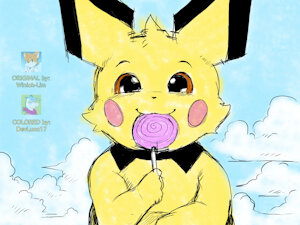 COLORED 'Sketch 299 - Pichu'