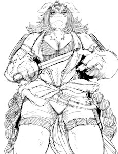 Sketch 305 - Donner Dagger Fur Hire