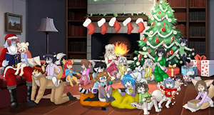 Its beginning to look a lot like Christmas ❤️, Diaper Ver. (Art by Kas-Min)