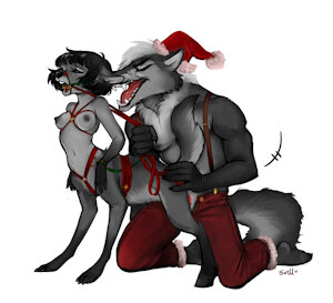 Santa's lil'' mount - by Sweltering