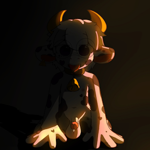 Dramatic cow