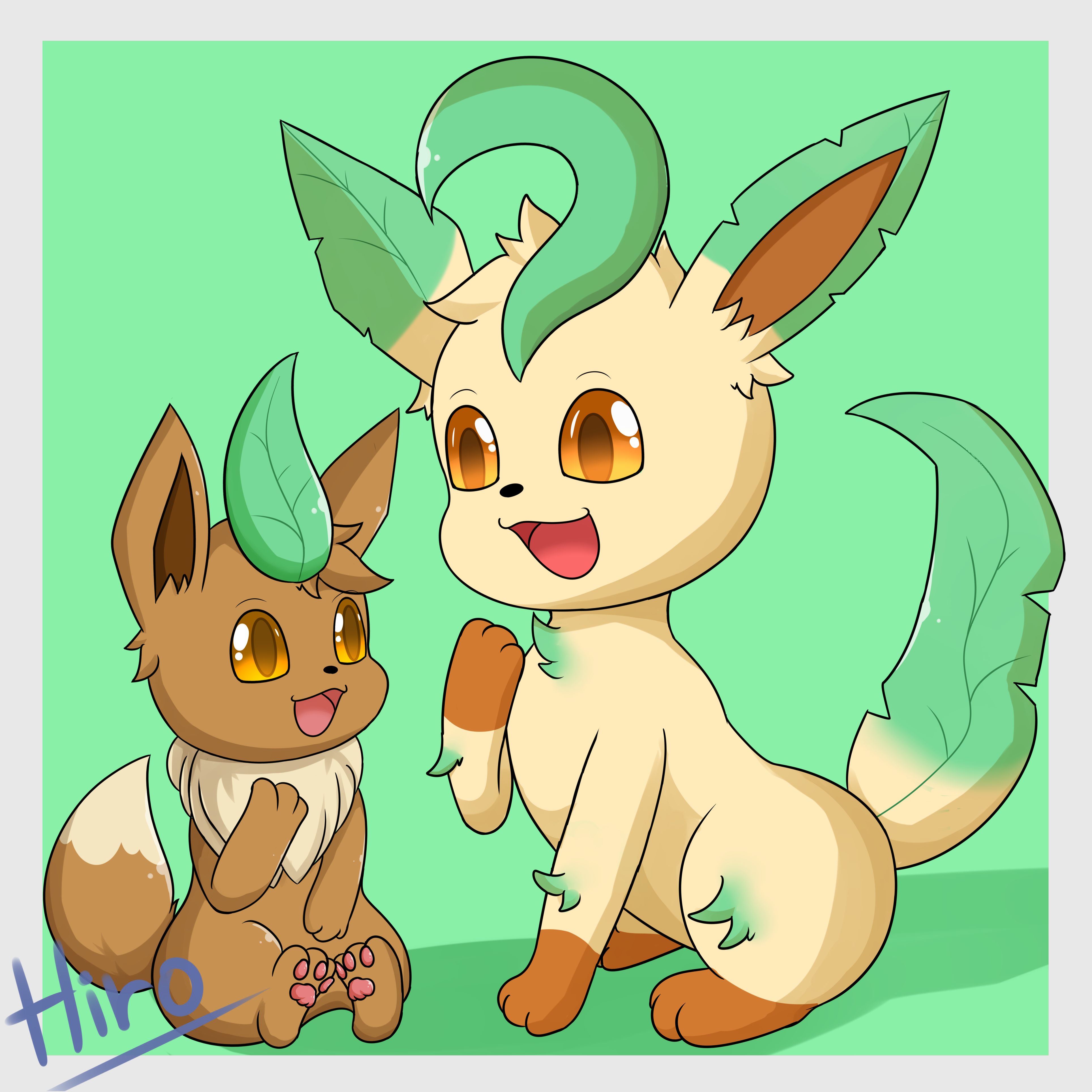 5381618_NyanHiro_eevee_and_leafeon.png