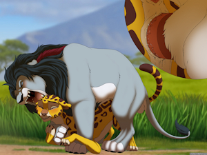 Her first lion