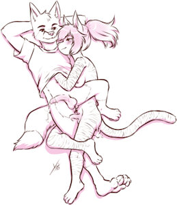 After sex cuddles