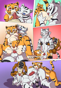 Tigress, Monkey, Jian(OC)