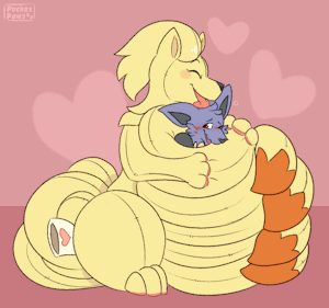 (Animated!) Plushie Tail Hugs