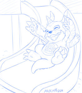 [CM] Gabumon at the Park!