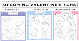 UPCOMING VALENTINE'S YCHs
