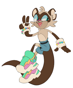 Character (Projects): Buddy the Friendly Ferret