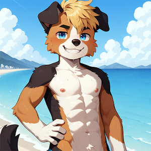 Exhibitionism on the beach