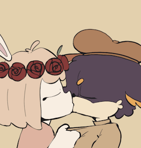 Boy kissing
