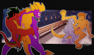 SL Comm: Locker Room Orgy