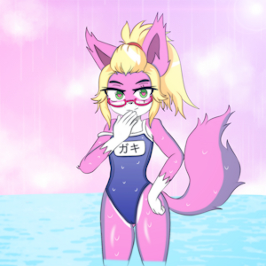 (Gift Art) Smug brat on the Sea