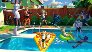Pool Party [commission]