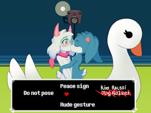 Kissing Ralsei