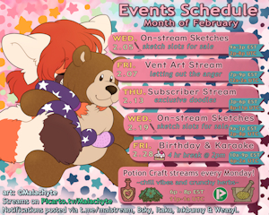 February Schedule