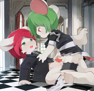 Butler and maid