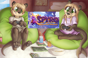 Playing Spyro