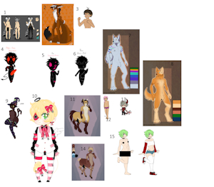 Characters for sale 20$