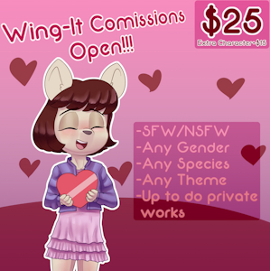 February Wing-It Commissions (OPEN)