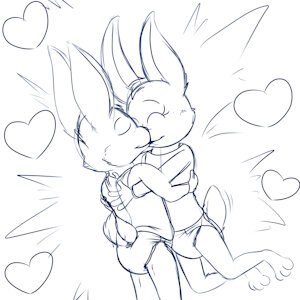 Kissing Bunnies