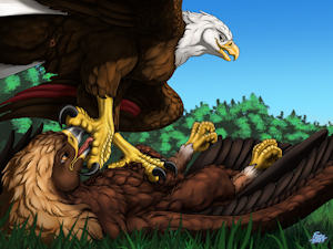 Defeeted [Commission for Annie the eagle]