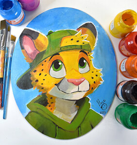 Acrylics Portrait