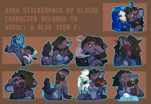 Avra stickerpack