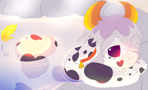 Wet cow