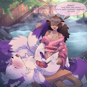 Kitsune at the public bathhouse