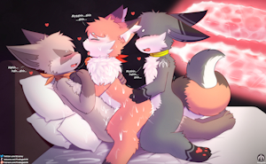 Cuddling triple [Patreon Released]