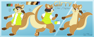 Gifty the Otter Ref sheet