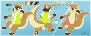 Gifty the Otter Ref sheet (NSFW)