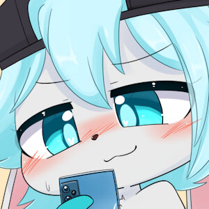 Yuki with her Phone