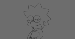 Lisa Simpson - Stream Sketch
