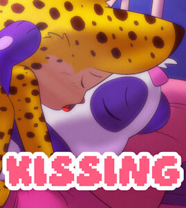 PANDA - CHEETAH KISSING