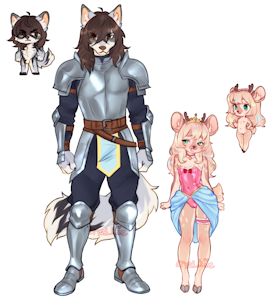 PRINCESS AND KNIGHT ADOPTABLES || [OPEN]