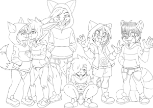 No Pants Club School Trip (Art by Joykill)