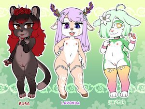 Floral girls Adopts! - OPEN