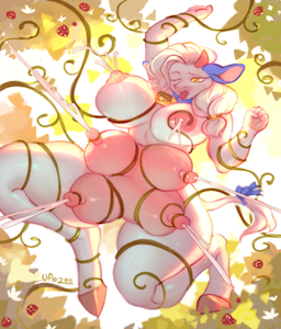 “Strawberry power” milking By UFO200