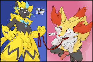 Down fox~