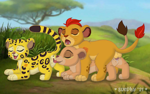 The Lion Guard Commission - Kion, Kiara and Fuli