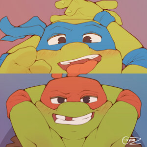 (C) Red and Blue