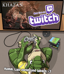 Khazan. now on twitch!  in GERMAN