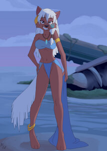Kida as a wolf
