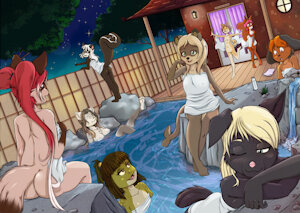 Girls' Night at the Onsen