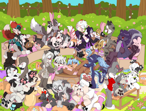 *YCH*_Easter egg hunt gone wild