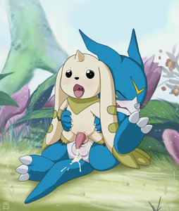 Digimon help each-other out